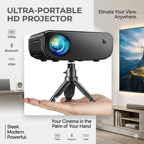Full mini beamer 1080p - hd,