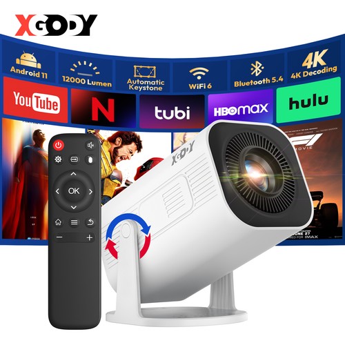 Xgody smart beamer - xgody, 4k